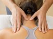 Osteopath's gentle hands-on treatment of the neck and upper back for headache and tension relief at Artemis Wellness Clinic Richmond BC