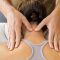 Osteopath's gentle hands-on treatment of the neck and upper back for headache and tension relief at Artemis Wellness Clinic Richmond BC