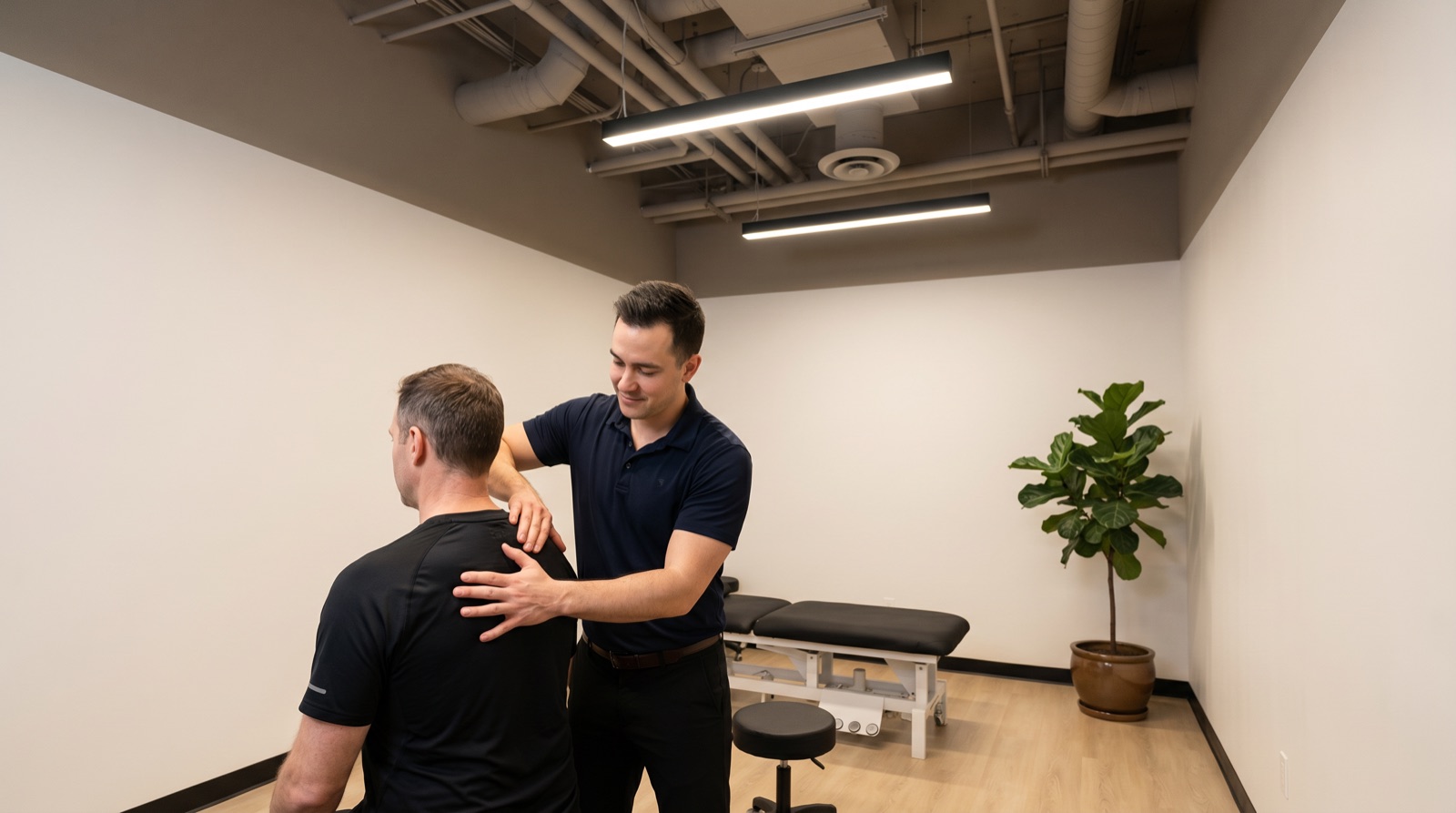 Physiotherapy rehabilitation session at Artemis Wellness Clinic, Richmond BC